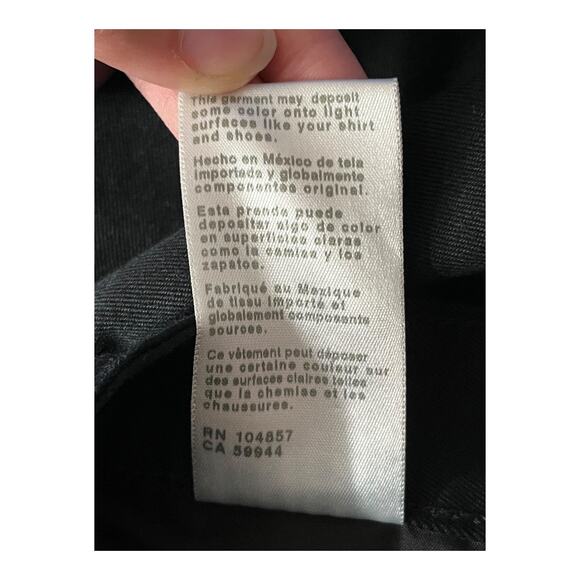 AG Adriano Goldschmied jeans Kora High waist wide leg black size 32 - Picture 5 of 6